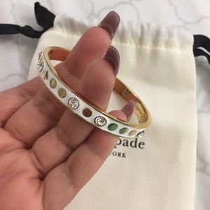 White Kate Spade Bangle
